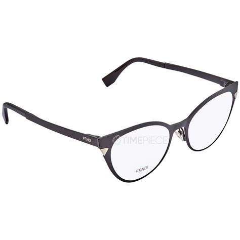 occhiali fendi marchio 0126 colore 003|Fendi Oval Eyeglasses FF0126 003 Matte Black 51mm 126.